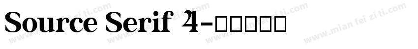 Source Serif 4字体转换